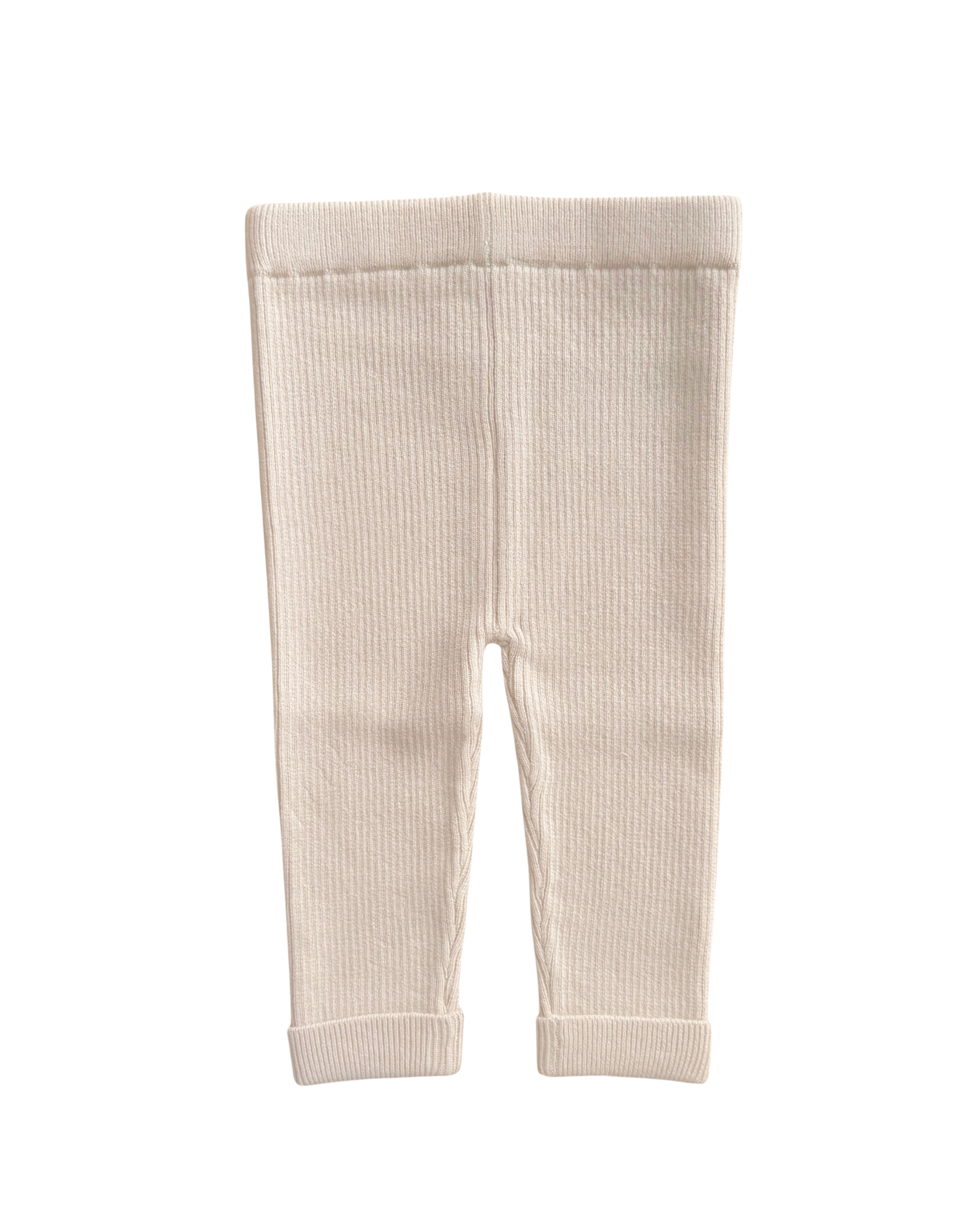 Leggings côtelés - Nougat