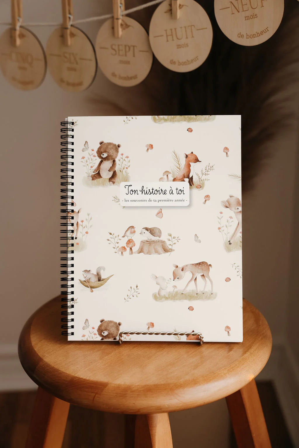 French Baby Memory Book – Forest Friends