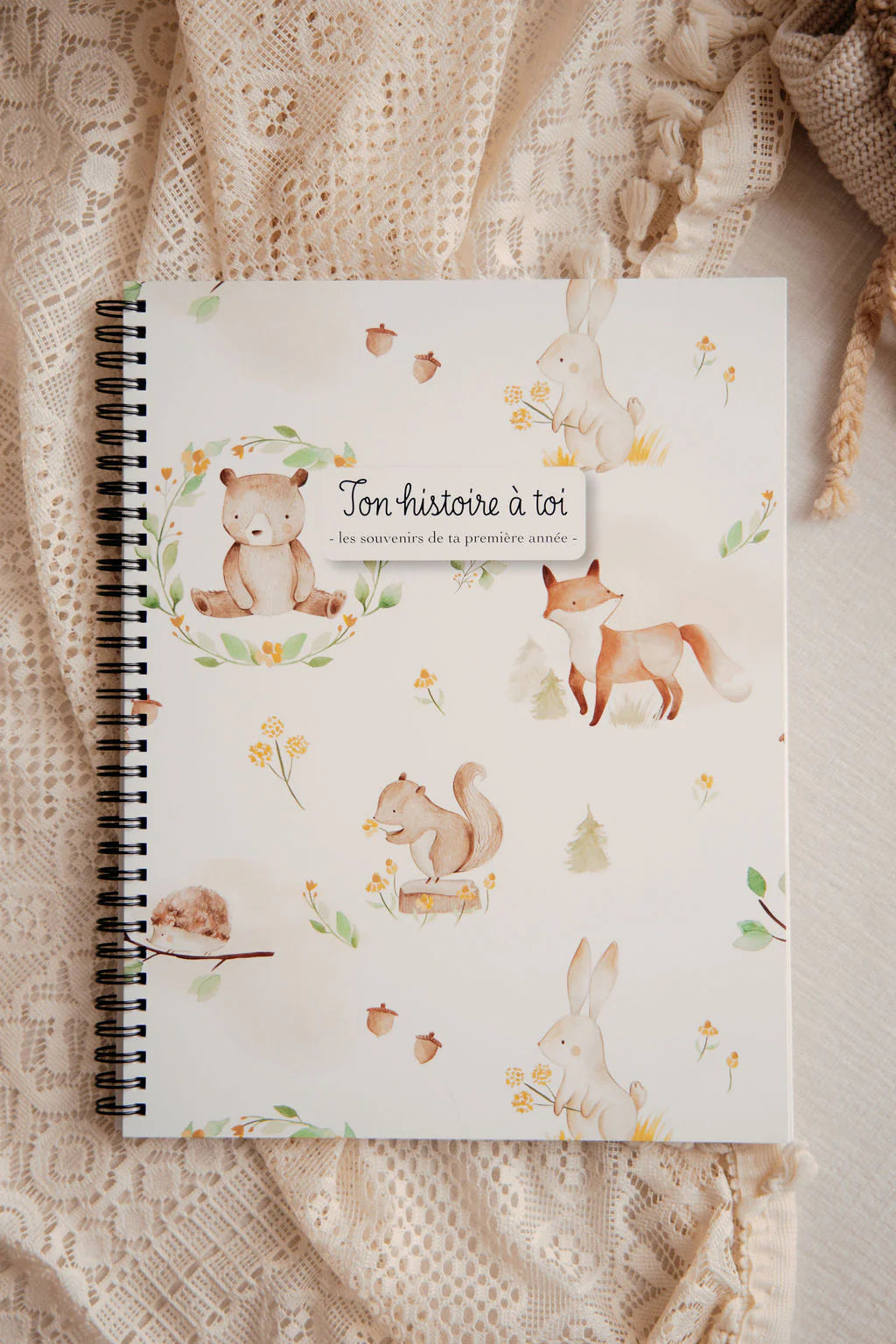 Livre de naissance en français – Animaux de la forêt