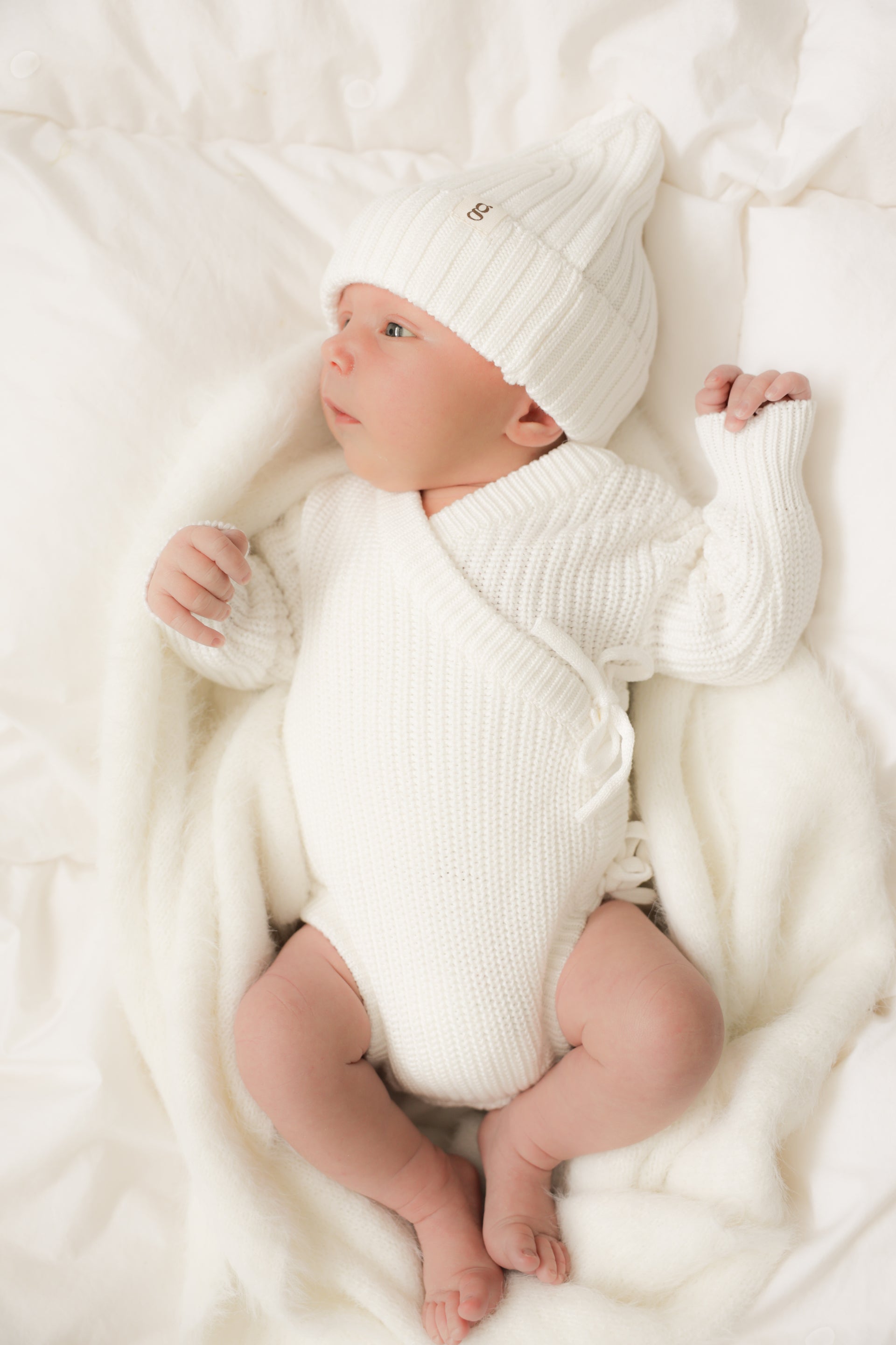 Ensemble 2 pièces Kimono & tuque  - Édition spéciale 18 Mois (Meringue)