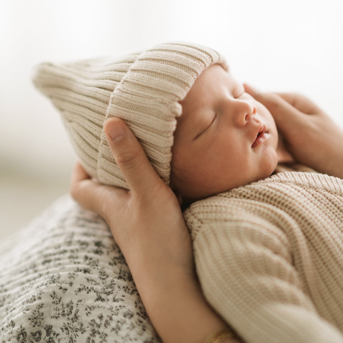 Bonnets côtelés - Nougat