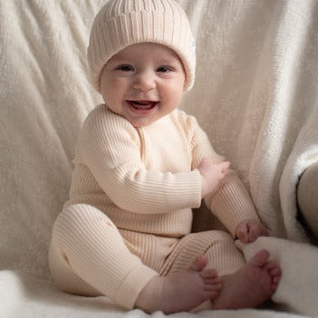Ensemble côtelés 3 pièces - Édition spéciale 18 Mois (Biscuit)